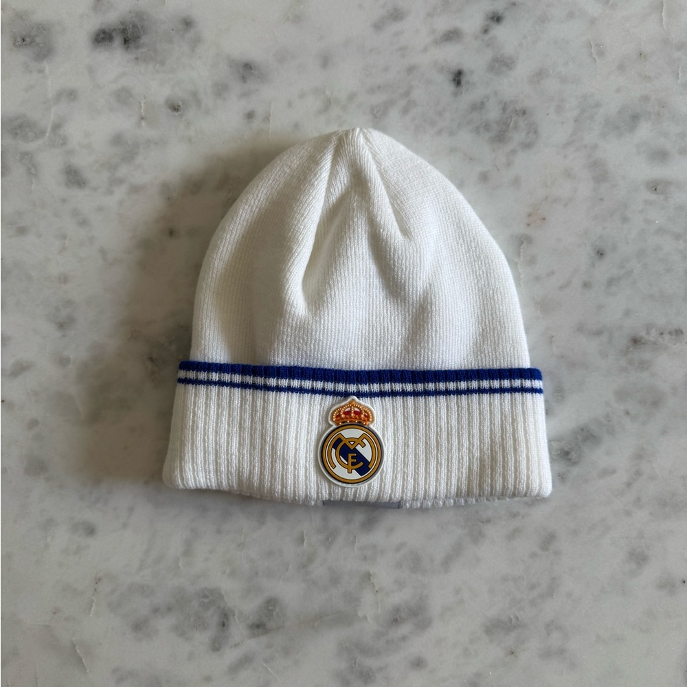 Real Madrid Baby/Toddler White Beanie